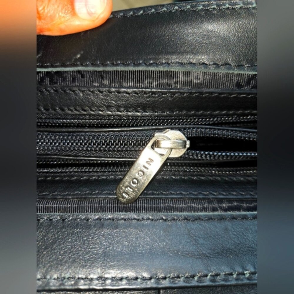 Italian Leather Work Bag - Picture 2 of 6